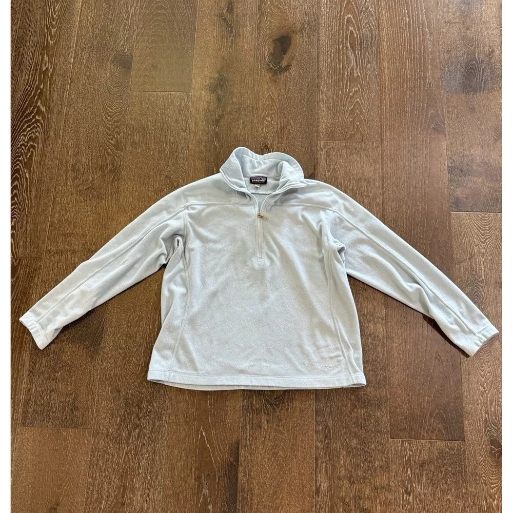 Patagonia Synchilla Womens Quarter Zip Sz L Pullover Light Weigh